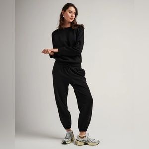 NWT RicherPoorer Classic Recycled Fleece Sweatpants Black